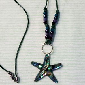 **PRICE DROP**Beautiful Paua Maori Starfish Pendent!
